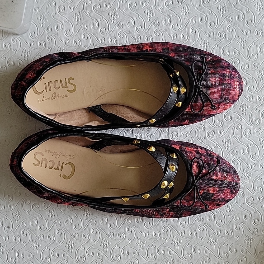 Circus by Sam Edelman plaid flat women's size 6.5